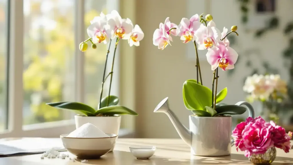 Uw orchideeën verwelken te snel? Dit natuurlijke poeder dat u al thuis heeft doet wonderen