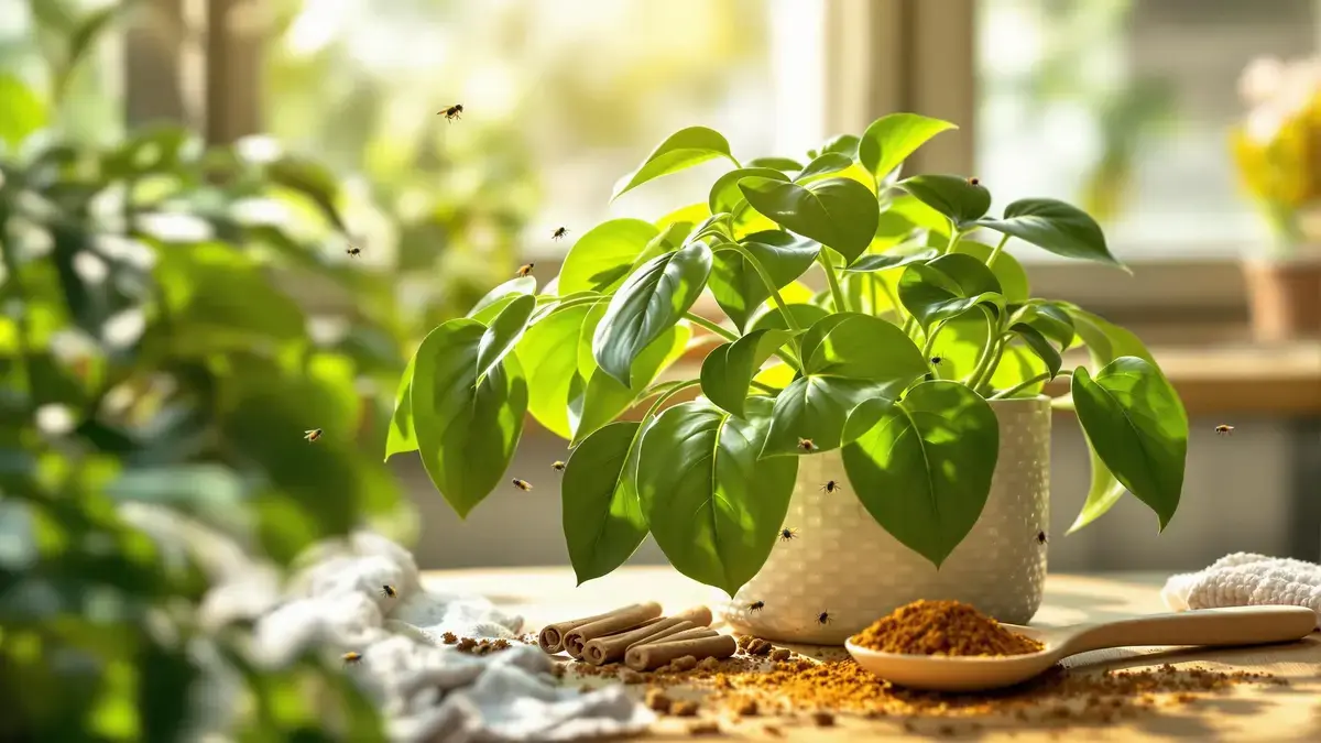 Deze wonderkruid verwijdert definitief de fruitvliegjes uit je kamerplanten