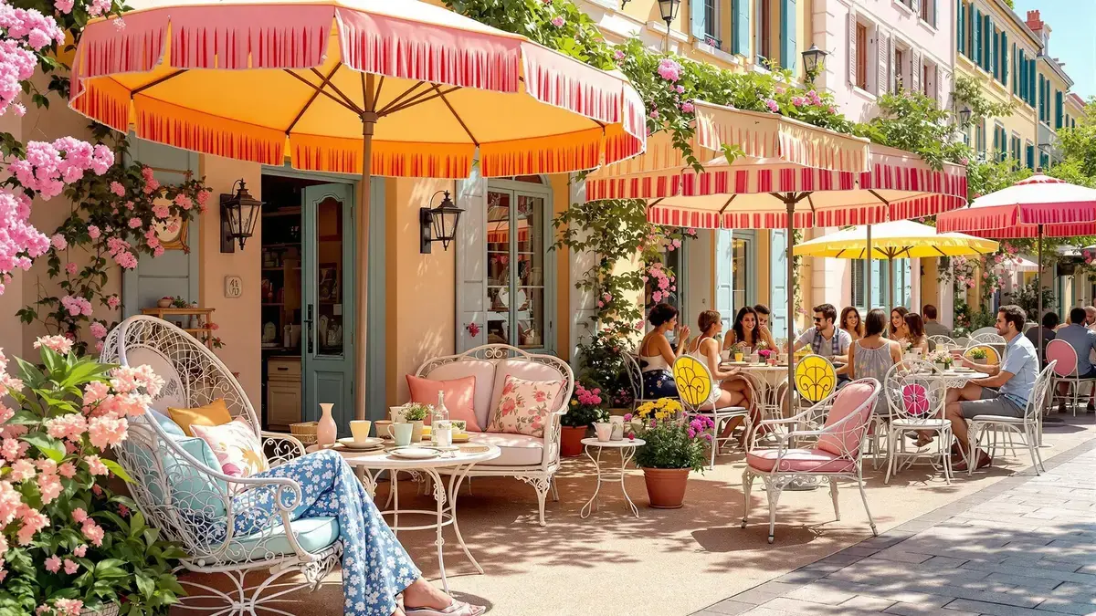De retro zithoek maakt in 2025 zijn grote terugkeer op de terrassen voor een “dolce vita” zomer