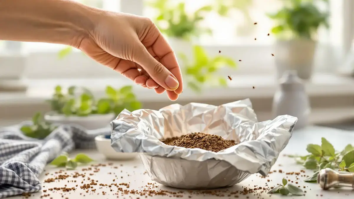 Deze geweldige en 100% natuurlijke truc zal je voorgoed van insecten in je keuken afhelpen