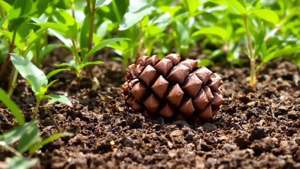 Hier is hoe een eenvoudige dennenappel je planten kan hydrateren volgens een vergeten Japanse methode