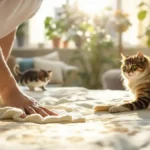 Hoe je eenvoudig en snel kattenurine uit een matras kunt schoonmaken