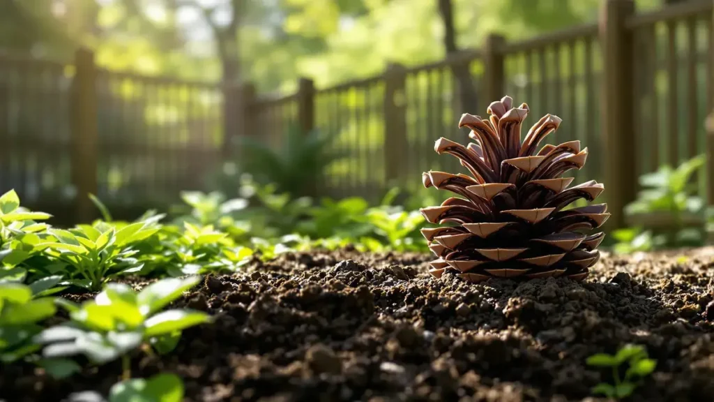 Sinds eeuwen gebruiken Japanners een giettruc met een dennenappel die mogelijk uw tuin kan revolutioneren