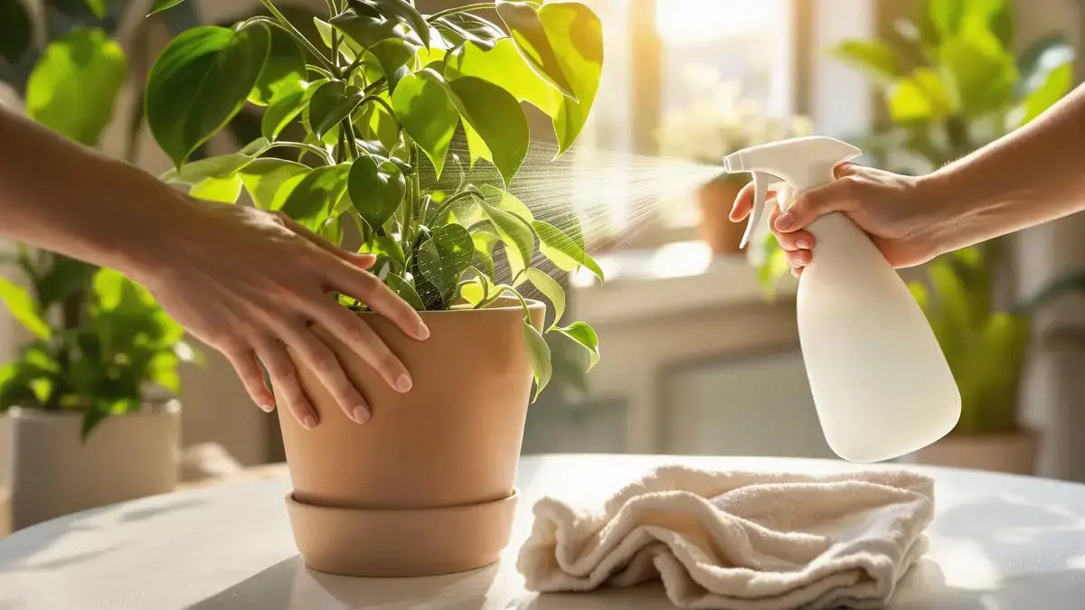 Hoe maak je kamerplanten stofvrij zonder ze te beschadigen? Deze methode overtuigt zelfs de meest veeleisende tuinier