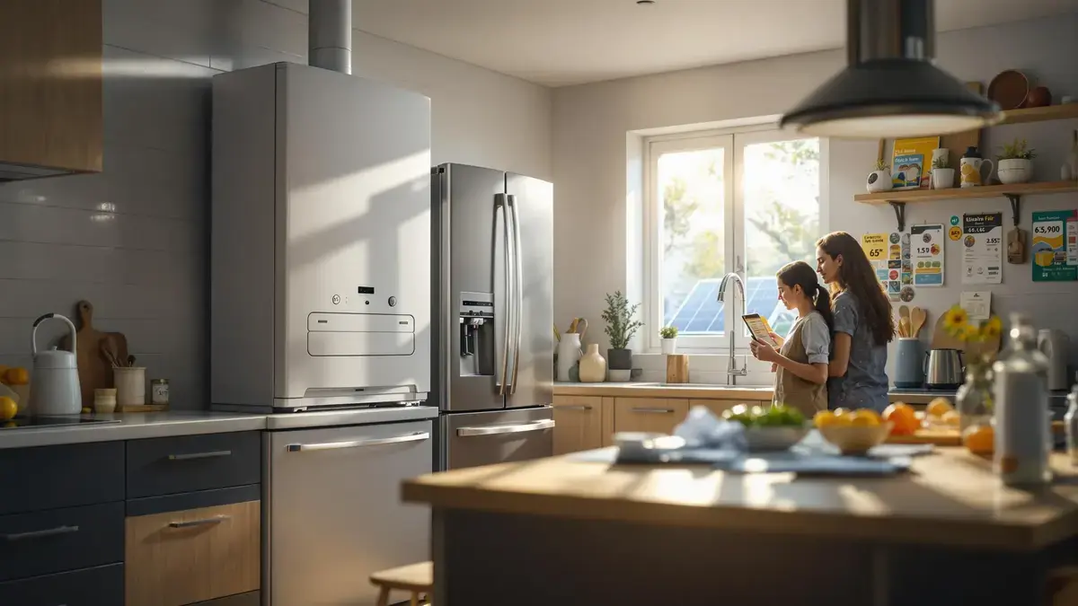 In onze huizen verbruikt dit apparaat evenveel als 65 koelkasten, wat onze energiebudgetten in gevaar brengt