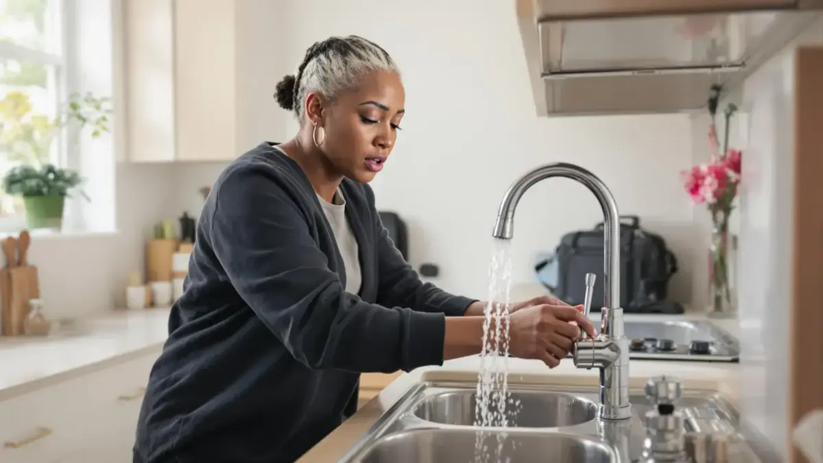 Bij uw terugkeer van vakantie, vergeet niet dit met uw kraan te doen om te voorkomen dat u stilstaand en mogelijk gevaarlijk water drinkt