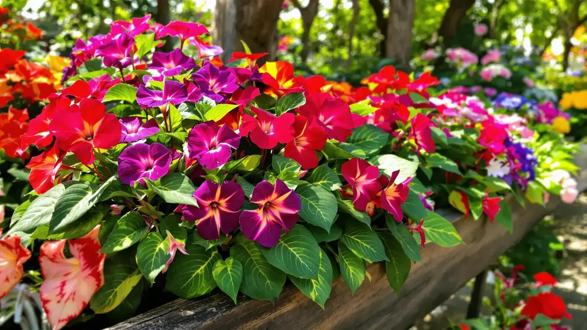 Deze bloemenpracht, veel meer dan gewoon geraniums, biedt een continue bloei voor stralende bloembakken